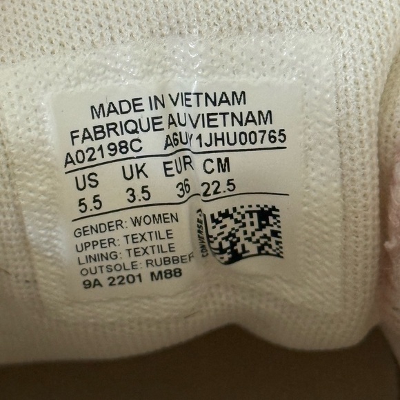 Converse Women's Platform Floral Embroidery High Top Sneakers | Size 5.5 - Picture 11 of 12